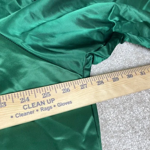 VINTAGE Miami Hurricanes Stitch Count Jacket XL Green Rare 90s Made In USA VTG - Picture 8 of 11